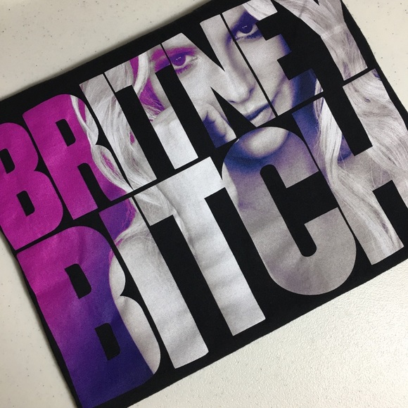 Britney Spears Tops - Britney Spears Graphic Tee Shirt Britney Bit*% Lg.